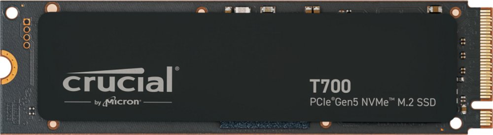 Crucial T700 | 2TB NVMe SSD | M.2 Gen5 | 12.400MB/s Lezen | 11.800MB/s Schrijven - Matmuis - Matmuis